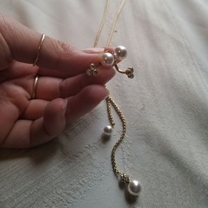 Micheal Kors Pearl Jewelry Set